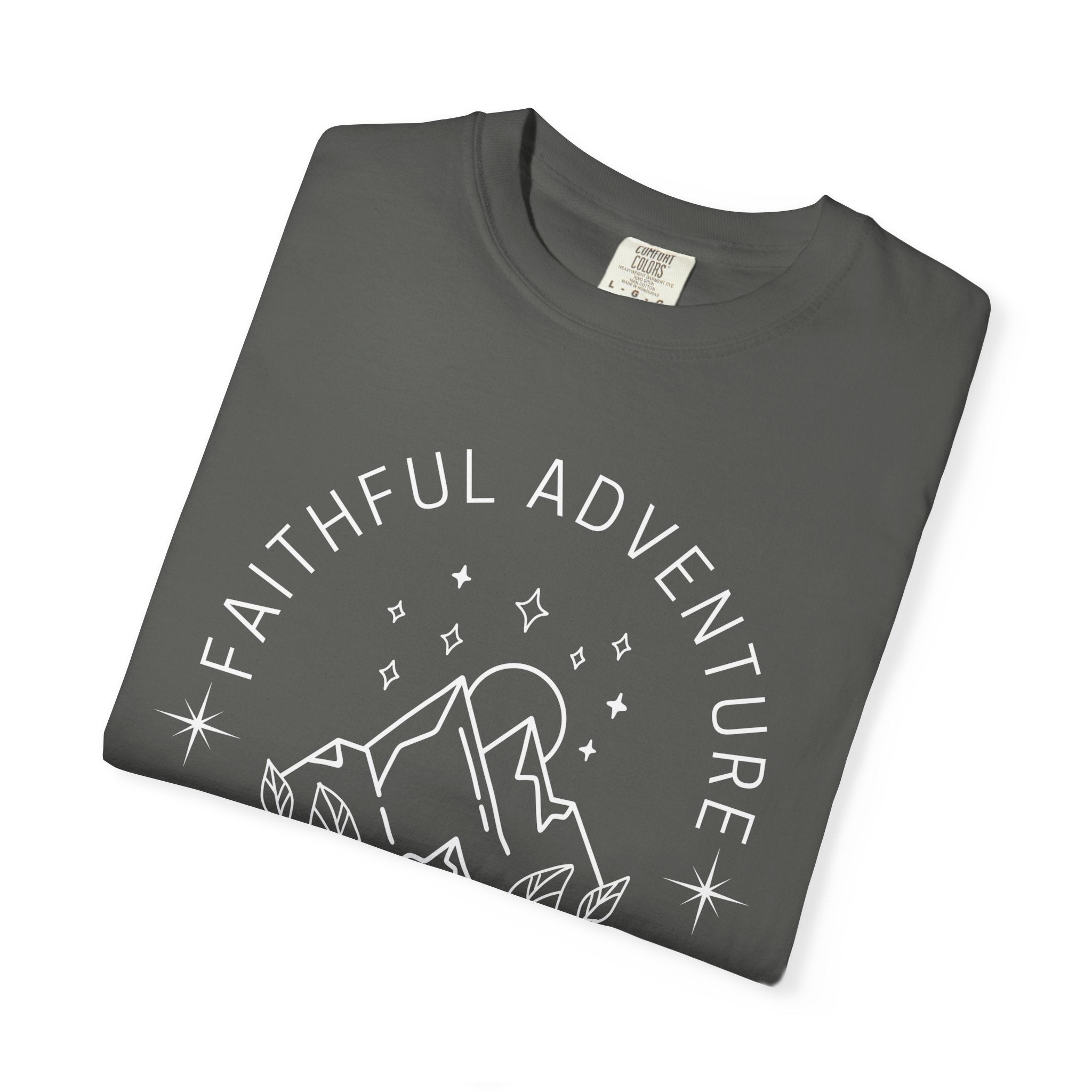 Faithful Adventure T-Shirt — Christian Mountain Graphic Tee