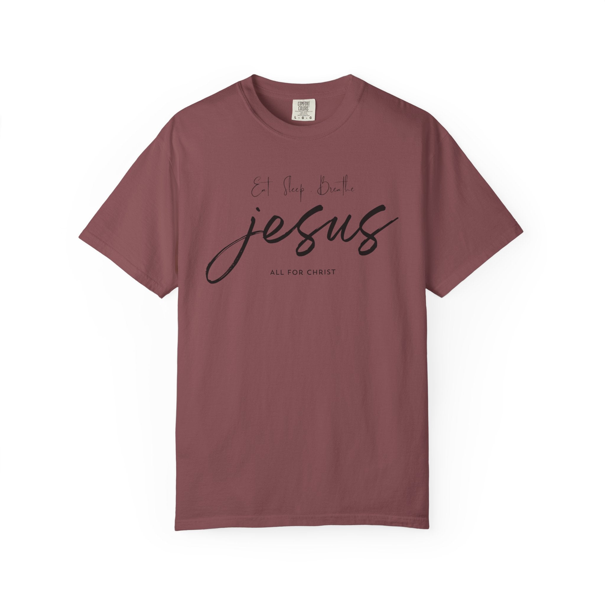 Jesus Script Tee - 'All for Christ' Faith Graphic T-Shirt