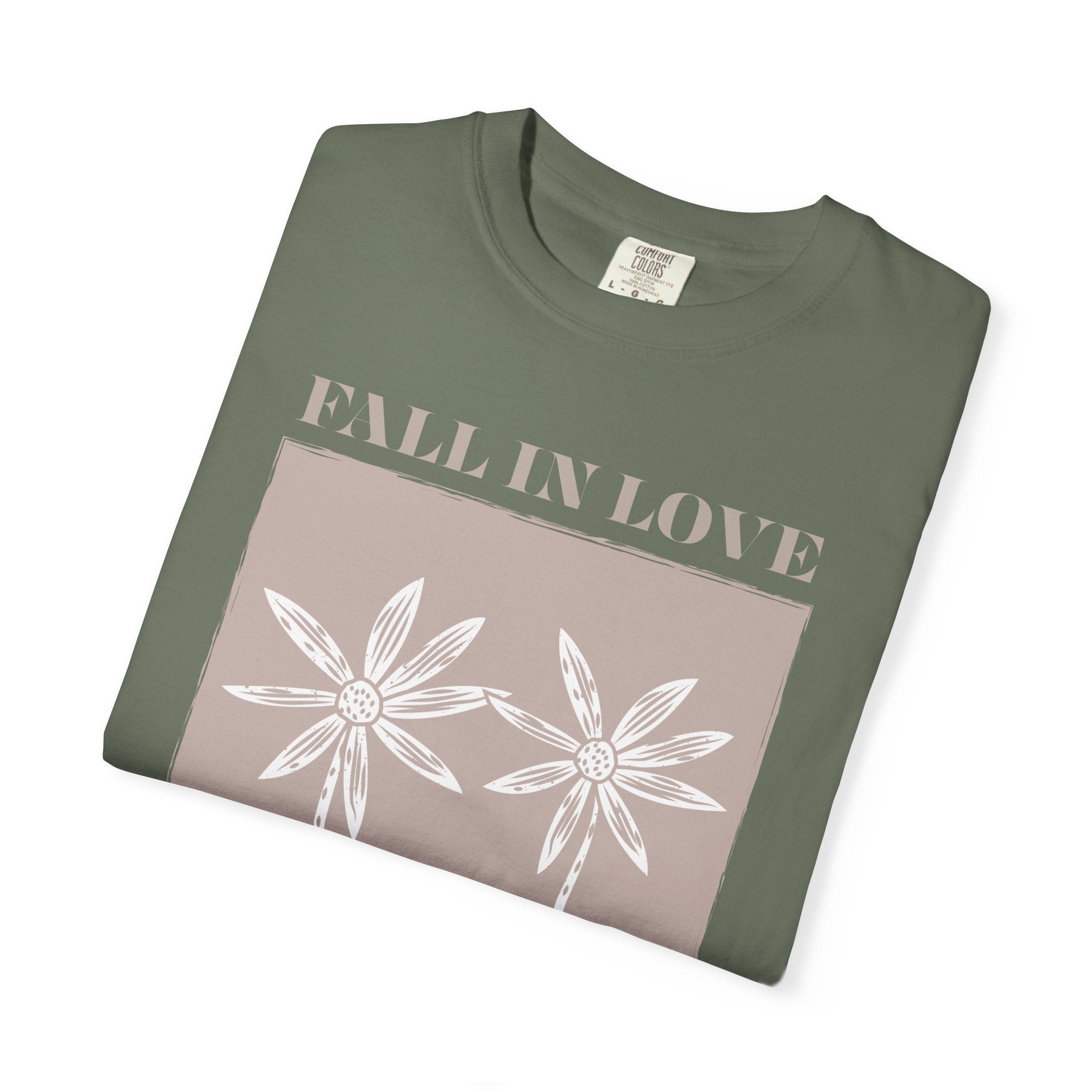 Faith Floral T‑Shirt — "Fall in Love with Jesus" Graphic Tee
