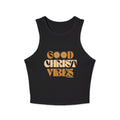 Good Christ Vibes Tank Top — Retro Faith Graphic Racer Tank