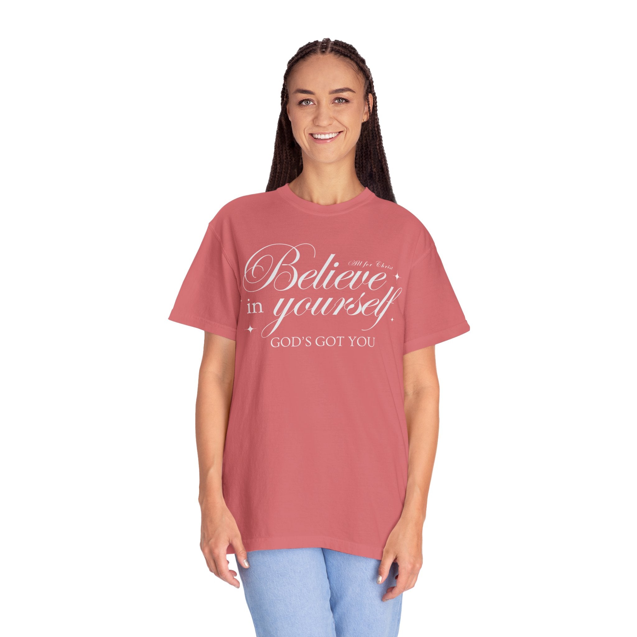 Believe In Yourself Christian T‑Shirt — "God's Got You" Inspirational Tee