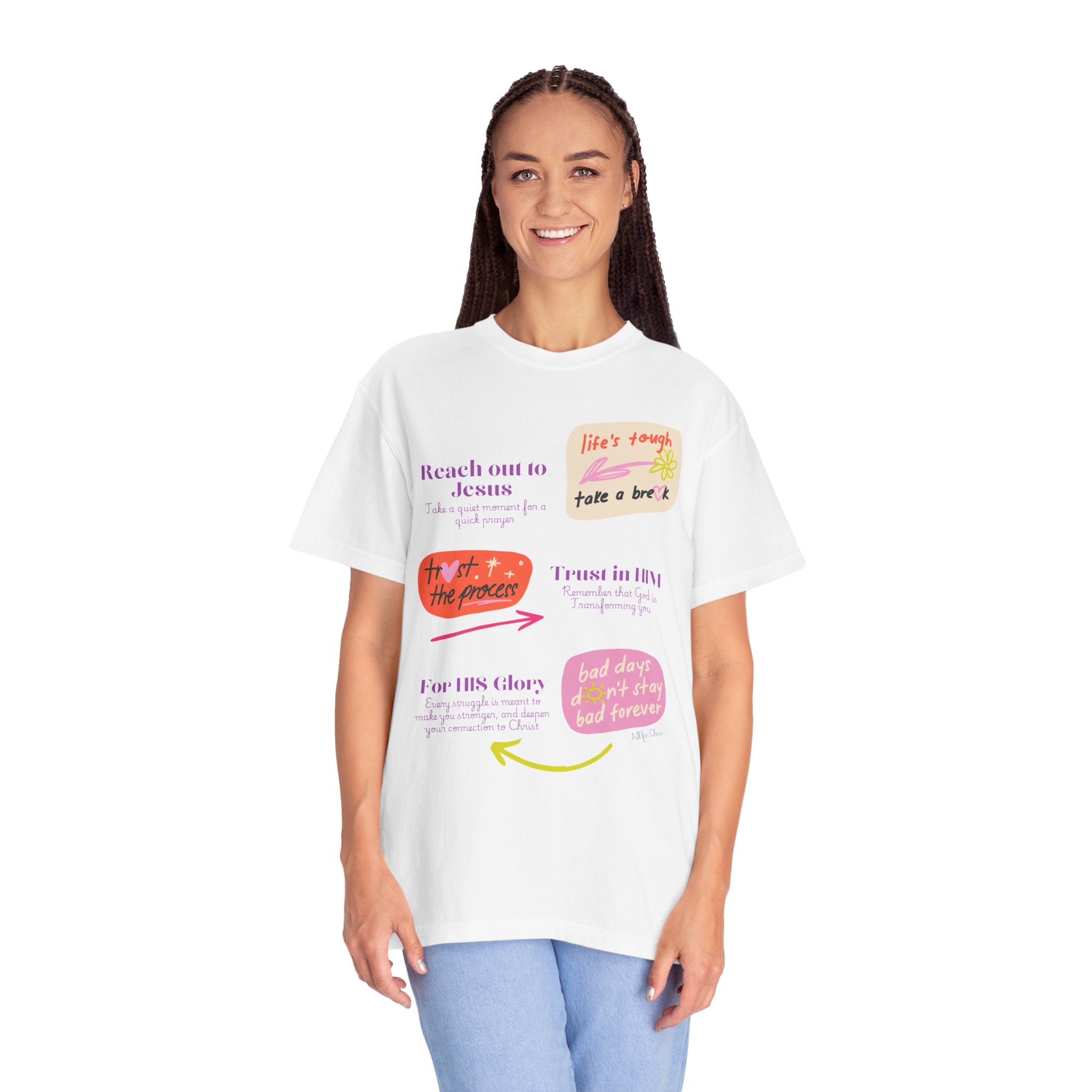 Inspirational Daily Reminder T-Shirt — Positive Message Graphic Tee