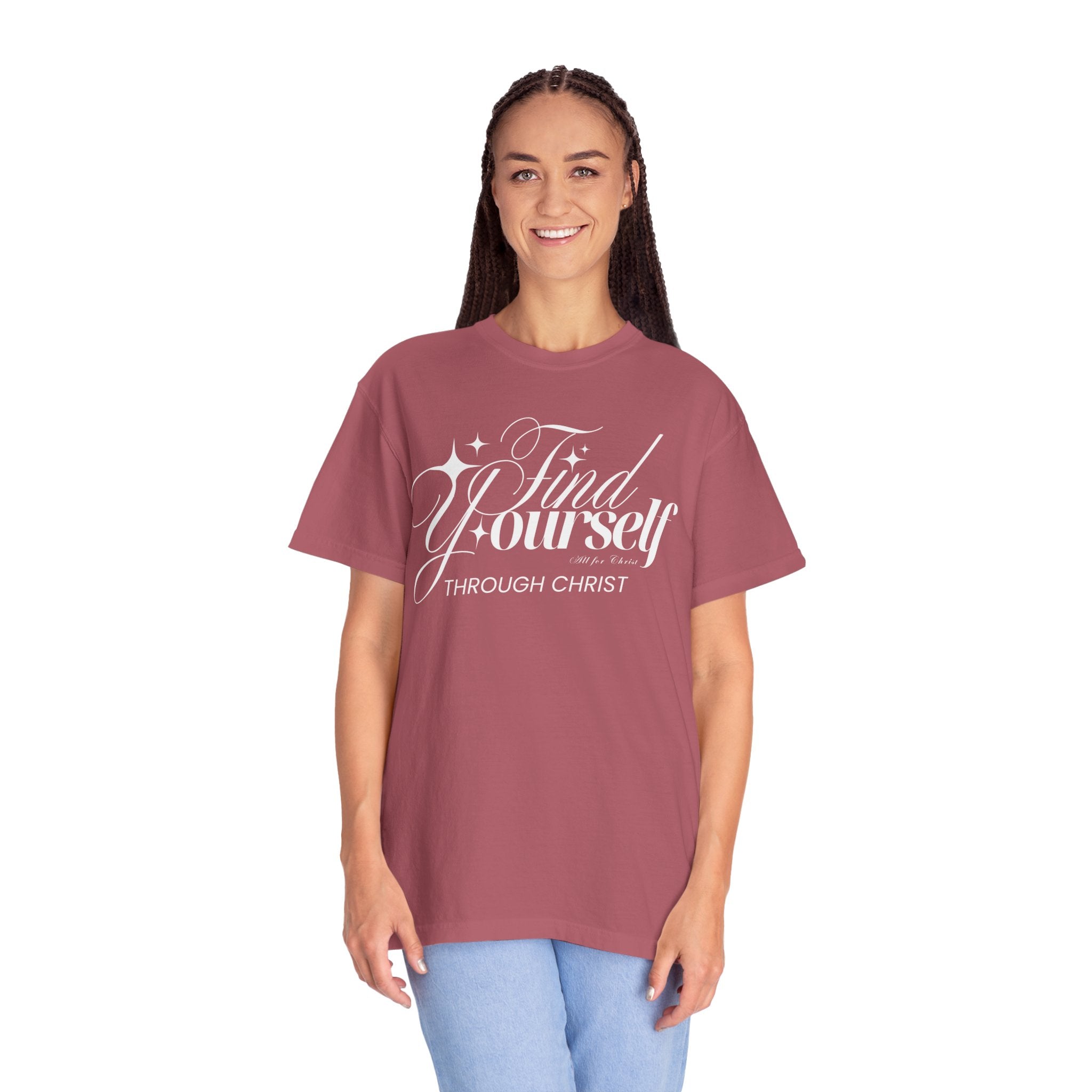 Find Yourself Through Christ T-Shirt — Christian Faith Graphic Tee