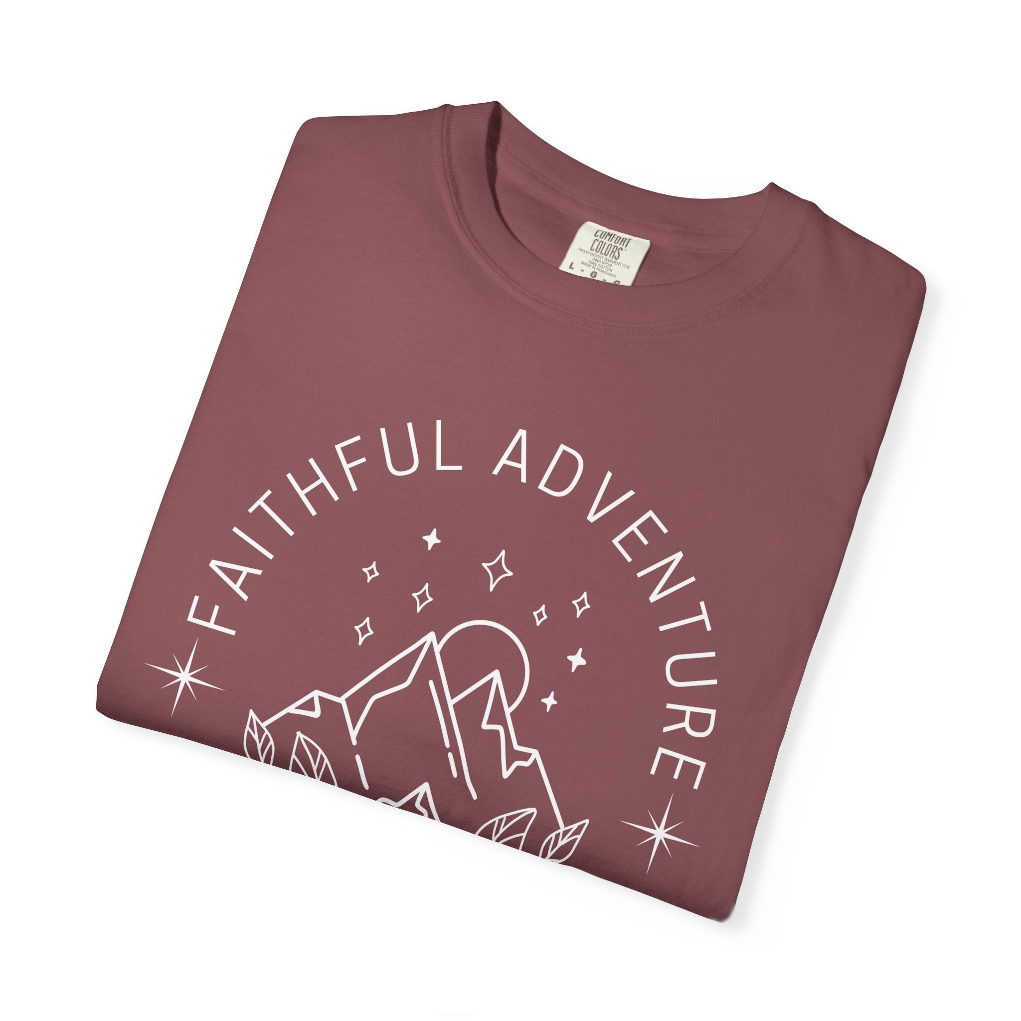 Faithful Adventure T-Shirt — Christian Mountain Graphic Tee