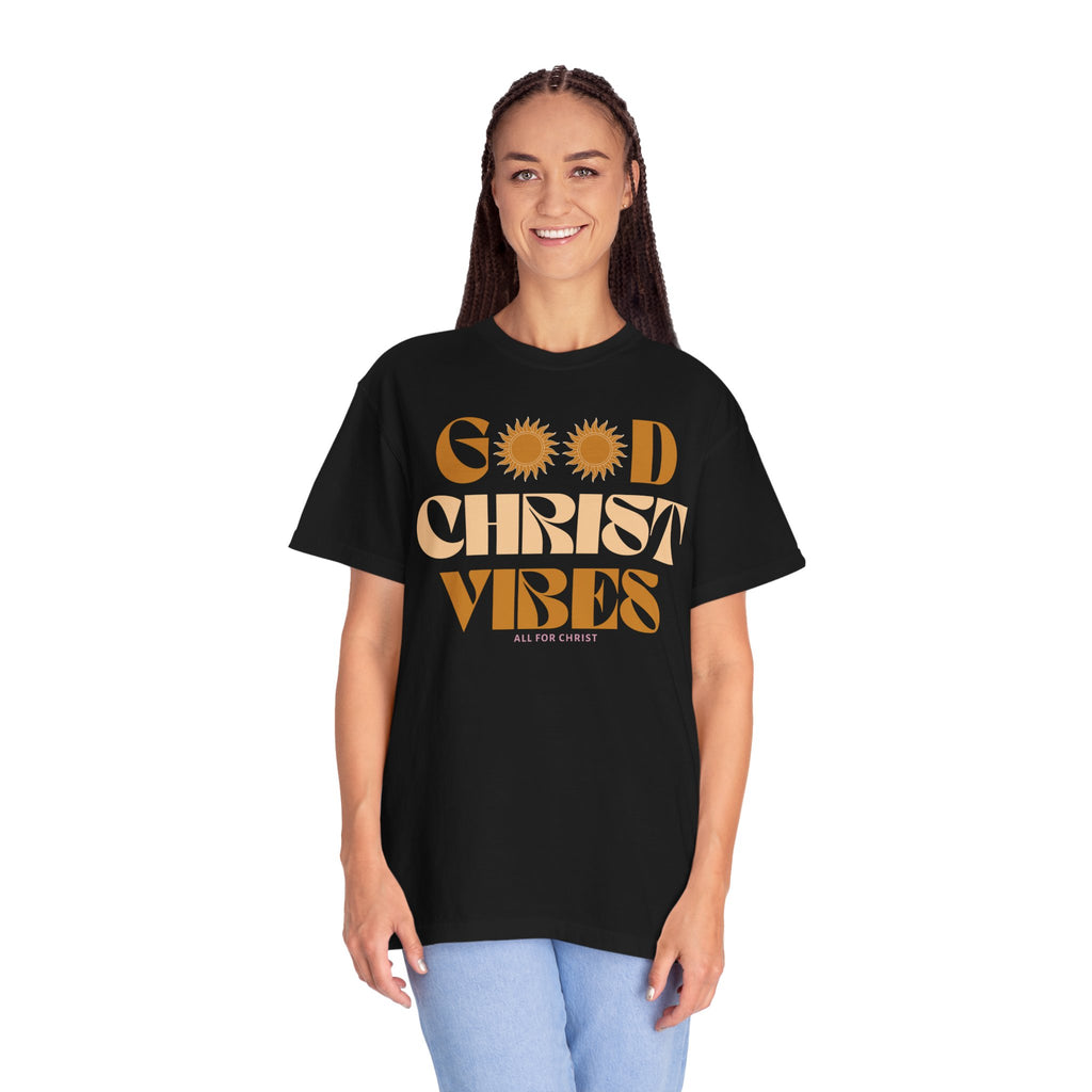 Good Christ Vibes T-Shirt — Retro Faith Graphic Tee