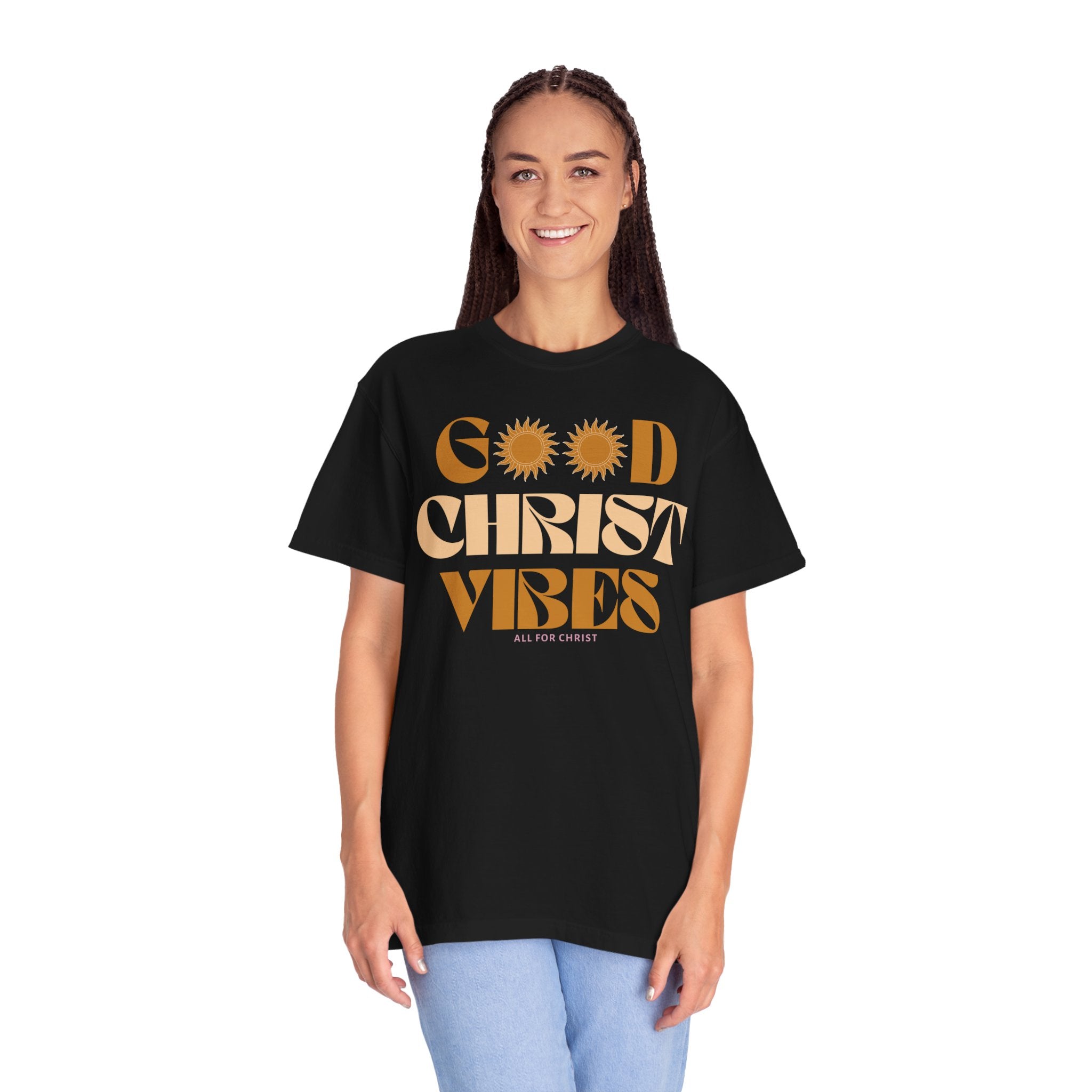 Good Christ Vibes T-Shirt — Retro Faith Graphic Tee